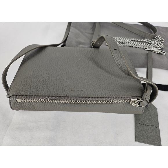 ALLSAINTS Shoulder / Crossbody Purse - Timeless Elegance in Taupe - Picture 9 of 16